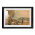 Lulworth Castle Dorset C 1820 Jmw Turner Custom Framed Print