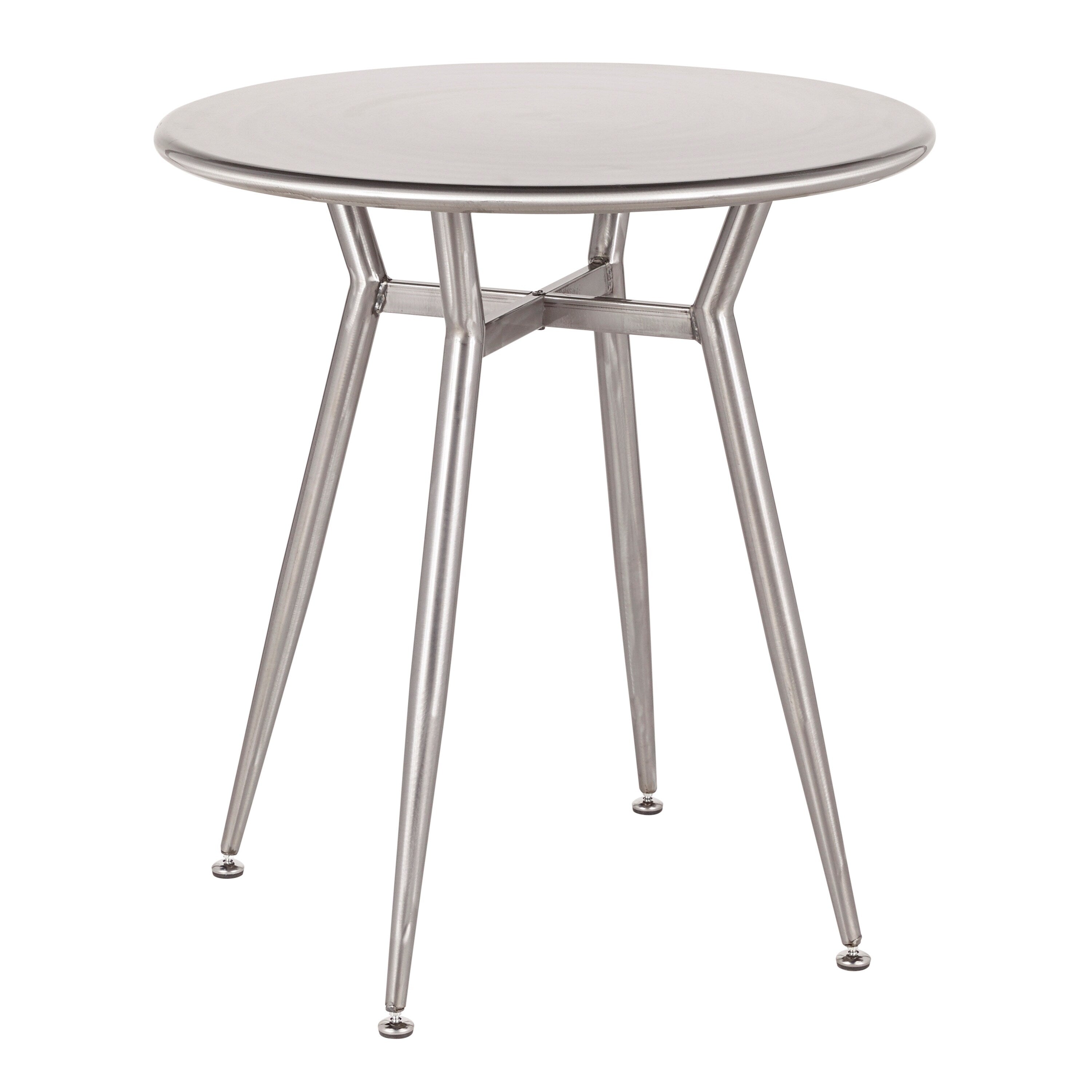 Lumisource Clara Industrial Round Dinette Table
