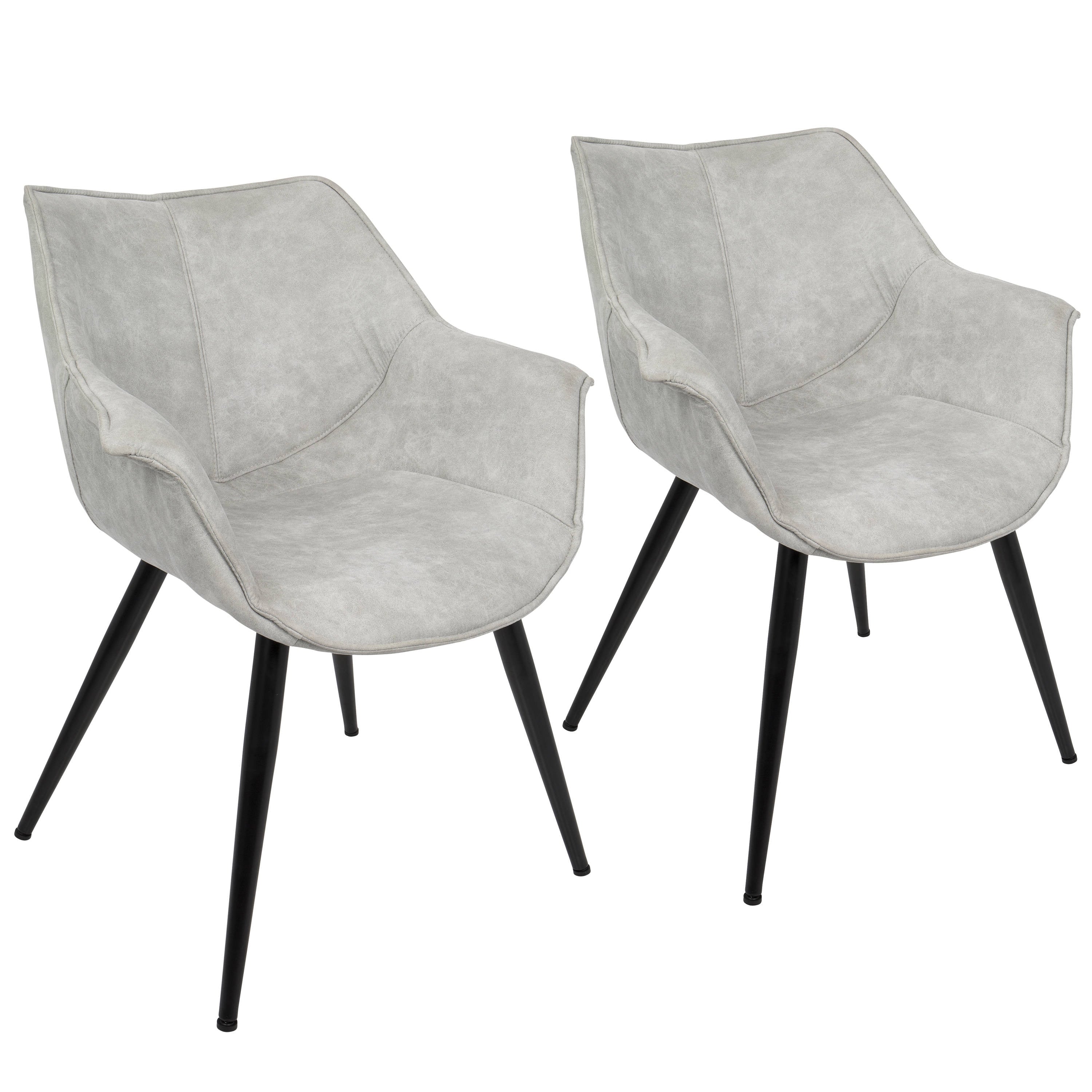 Lumisource Wrangler Contemporary Accent Chair Set Of 2