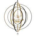 12 Light English Bronze Antique Gold Chandelier