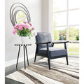 Luna Round Mirror Black