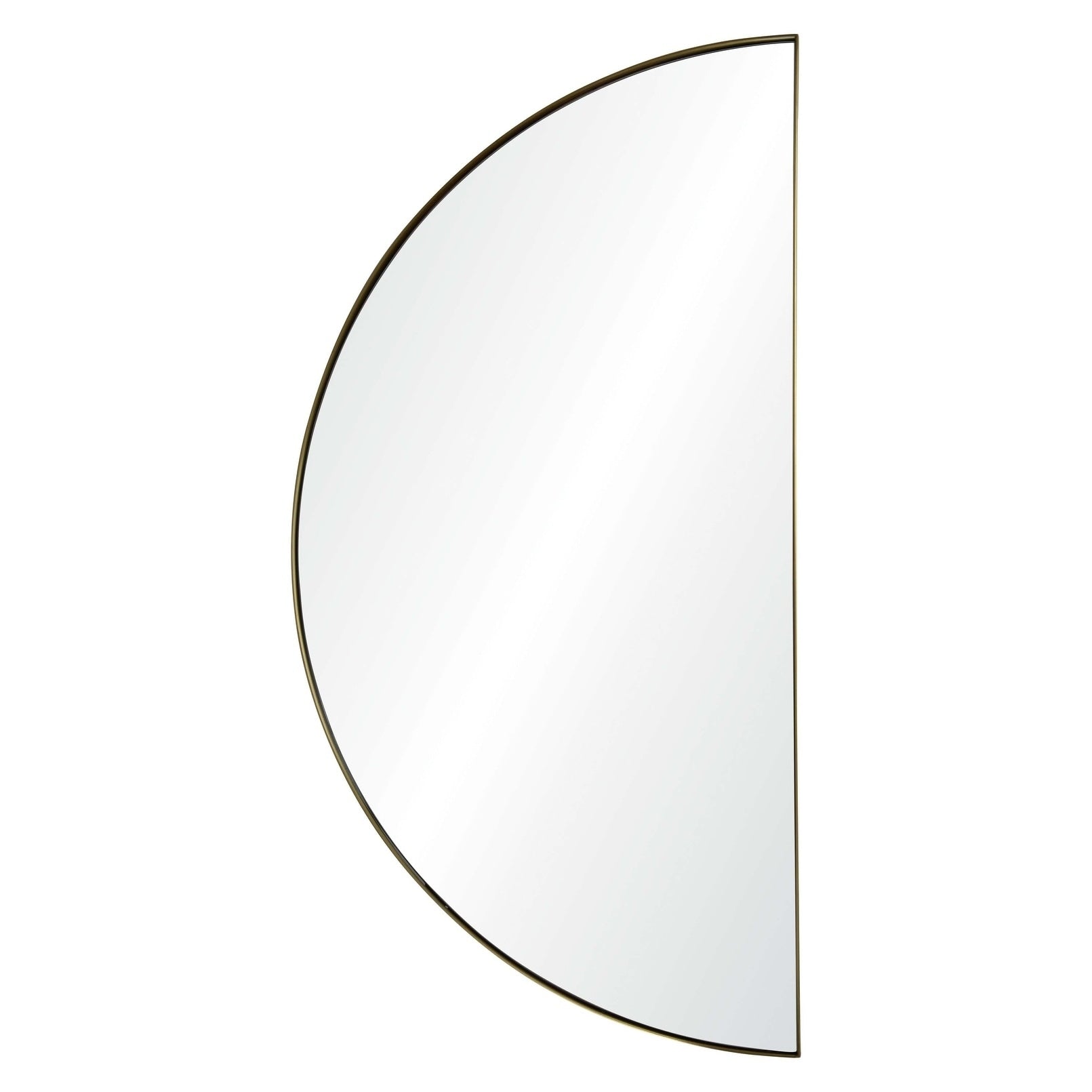Lunar Framed Semicircle Wall Mirror
