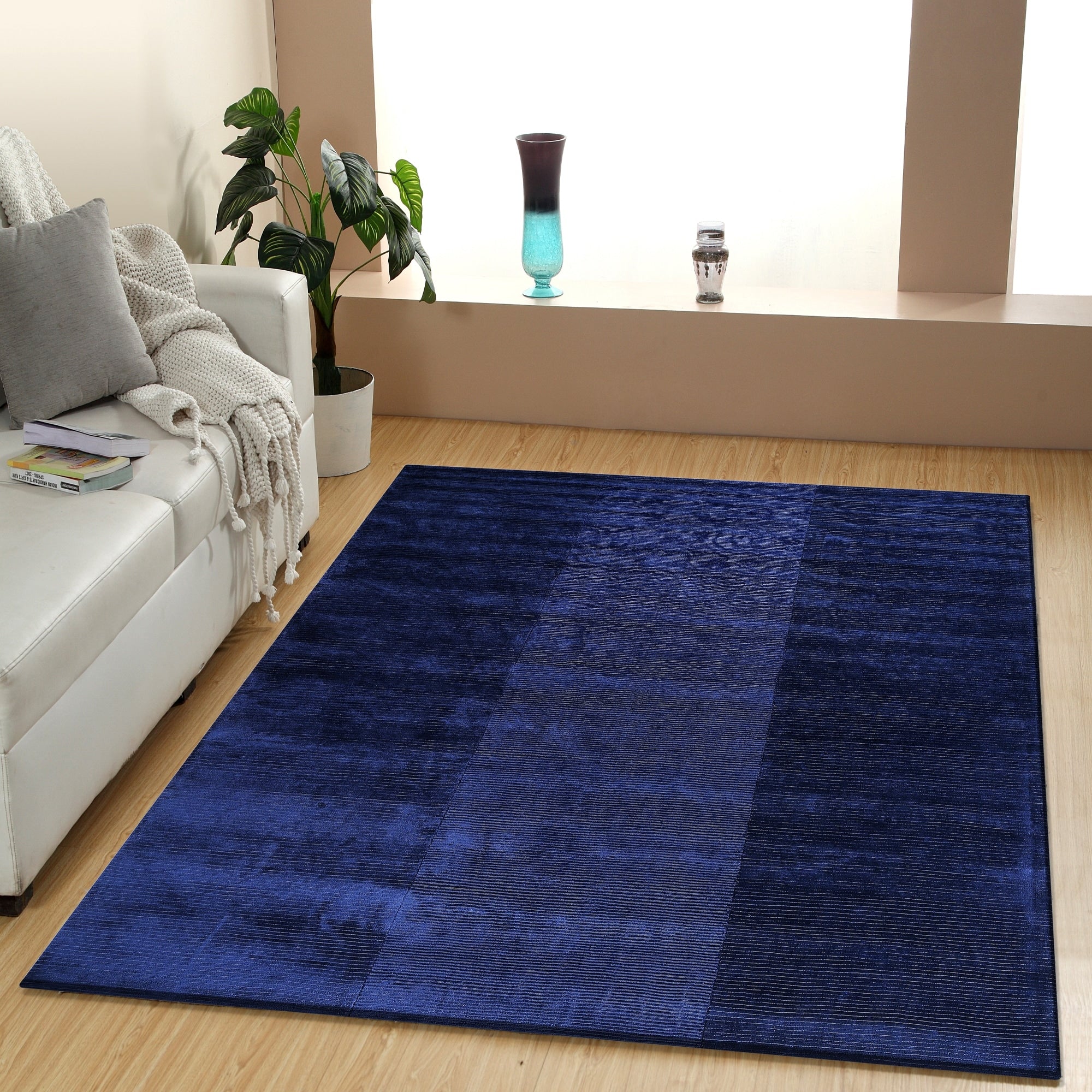 Lupe Harmony Denim 8X10 Rug Blue 8 X 10 Rectangle