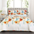 Lush Decor Percy Bloom 3 Piece Quilt Set