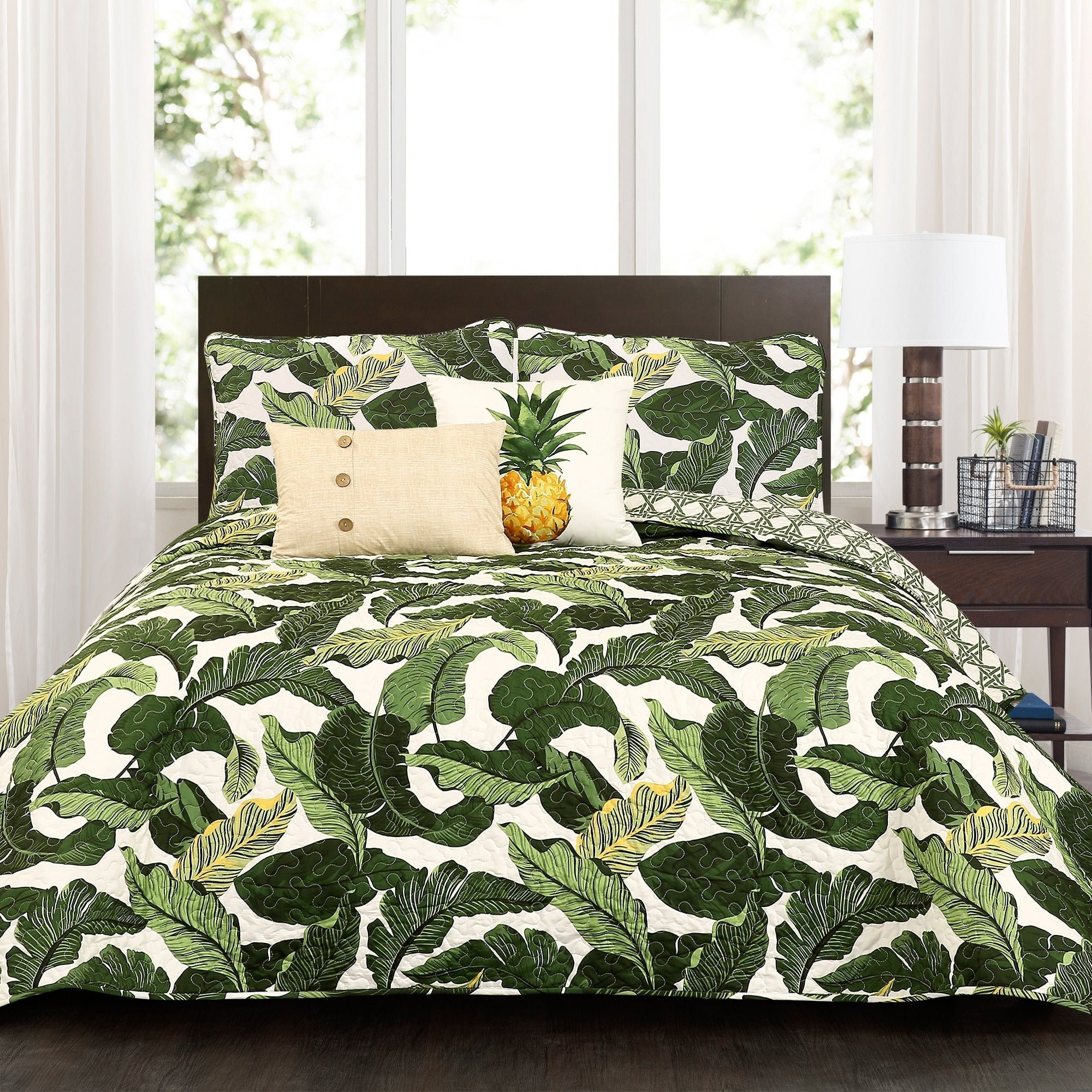 Lush Decor Tropical Paradise 5 Piece Quilt Set
