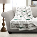 Lush Decor Alligator Sherpa Throw
