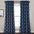 Lush Decor Anchor Room Darkening Window Panel Curtain Pair