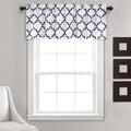 Lush Decor Bellagio Room Darkening Window Curtain Valance 18 L X 52 W