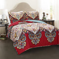 The Curated Nomad La Boheme Boho Chic 3 Piece Quilt Set