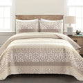 Lush Decor Boho Stripe 5 Piece Quilt Set