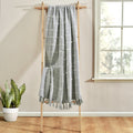 Lush Decor Boho Tufted Cotton Woven Tassel Fringe Throw Blanket