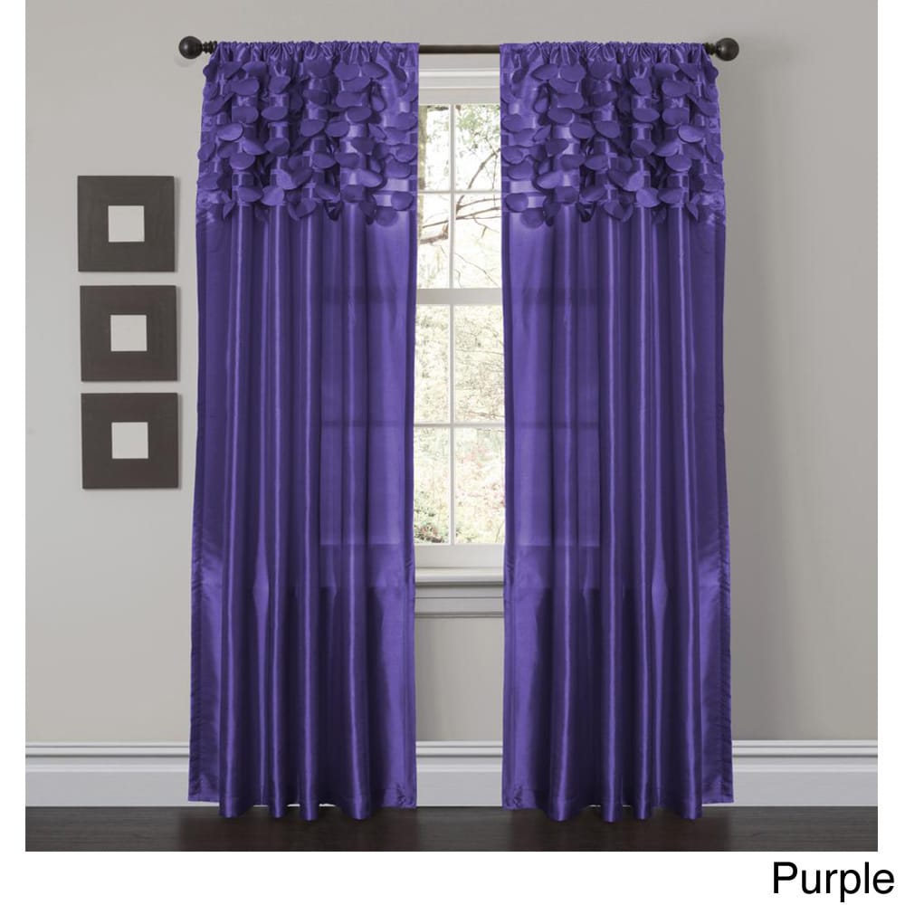 Lush Decor Circle Dream 84 Inch Curtain Panels Set Of 2 54 W X 84 L