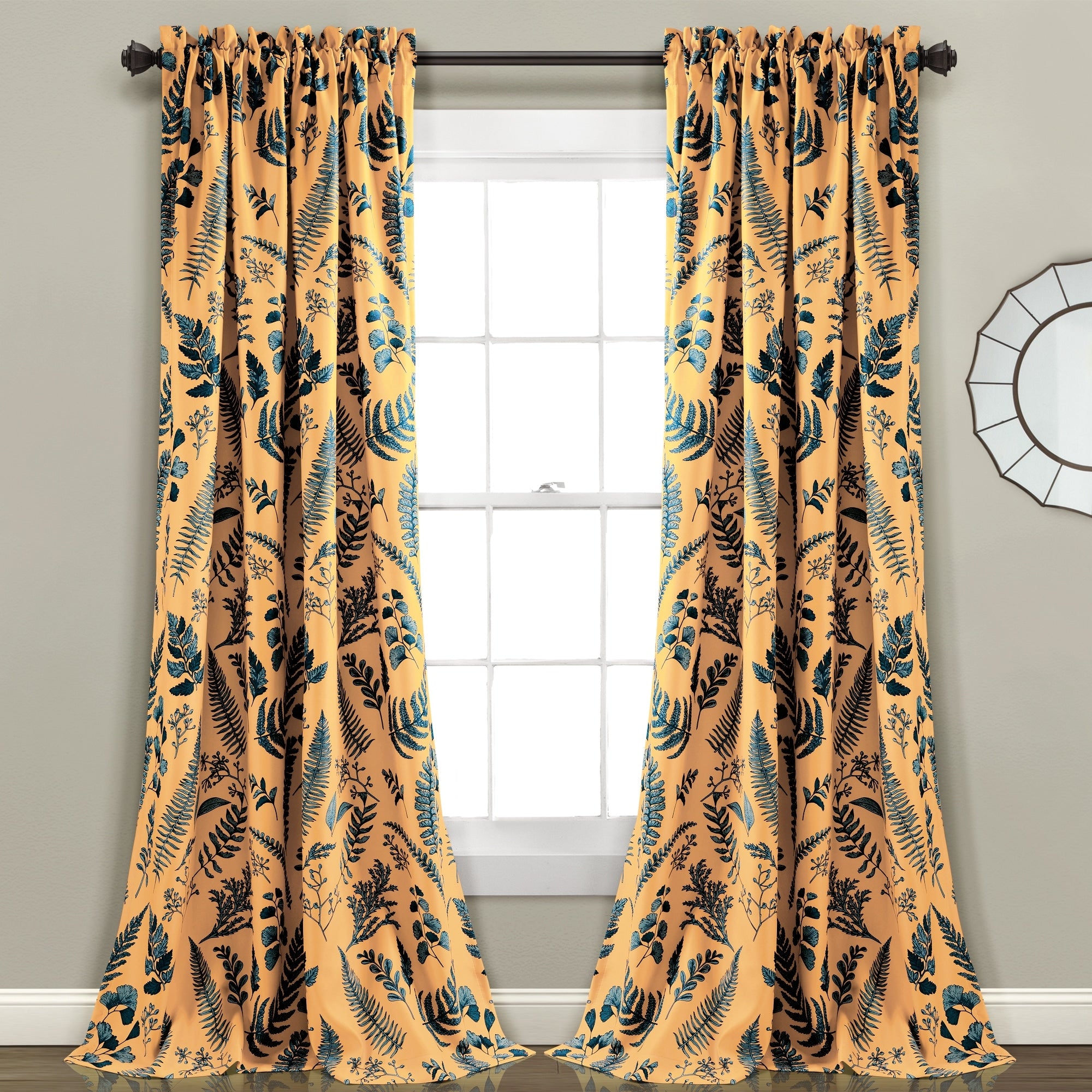 Porch Den Mayview Room Darkening Window Curtain Panel Pair