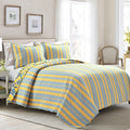 Lush Decor Dolores 3 Piece Cotton Quilt Set