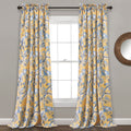Lush Decor Dolores Room Darkening Floral Curtain Panel Pair