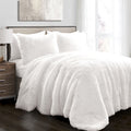 Lush Decor Emma Faux Fur 3 Piece Comforter Set