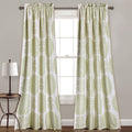 Lush Decor Evelyn Medallion Room Darkening Window Curtain Panel Pair