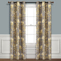 Lush Decor Farmhouse Bird And Flower Insulated Grommet Blackout Window Curtain Panel Pair
