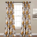 Lush Decor Floral Paisley Room Darkening Curtain Panel Pair