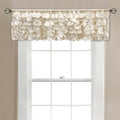 Lush Decor Gigi Ivory Valance 70X14