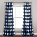 Lush Decor Kelly Checker Room Darkening Window Curtain Panel Pair 52 W X 84 L