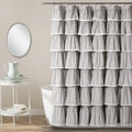 Lush Decor Lace Ruffle Shower Curtain