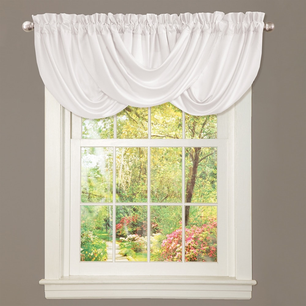 The Gray Barn Dogwood White Valance