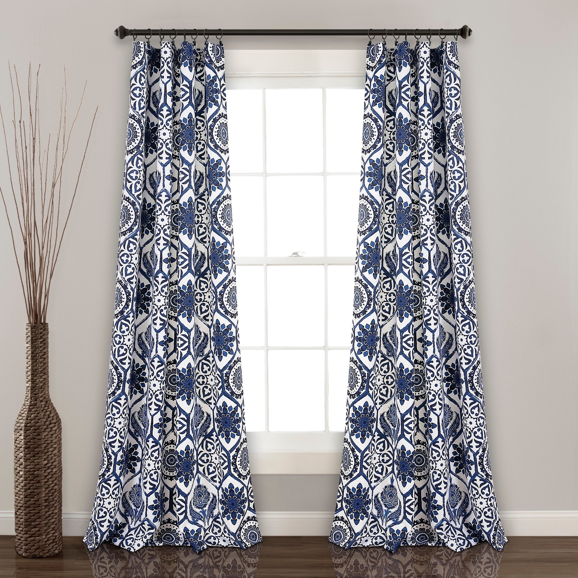 Lush Decor Marvel Room Darkening Window Curtain Panel Pair 52 W X 84 L