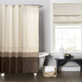 Copper Grove Wareham Wheat Taupe Chocolate Shower Curtain