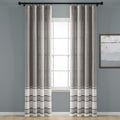Porch Den Masters Yarn Dyed Cotton Fringe Window Curtain Panel Pair