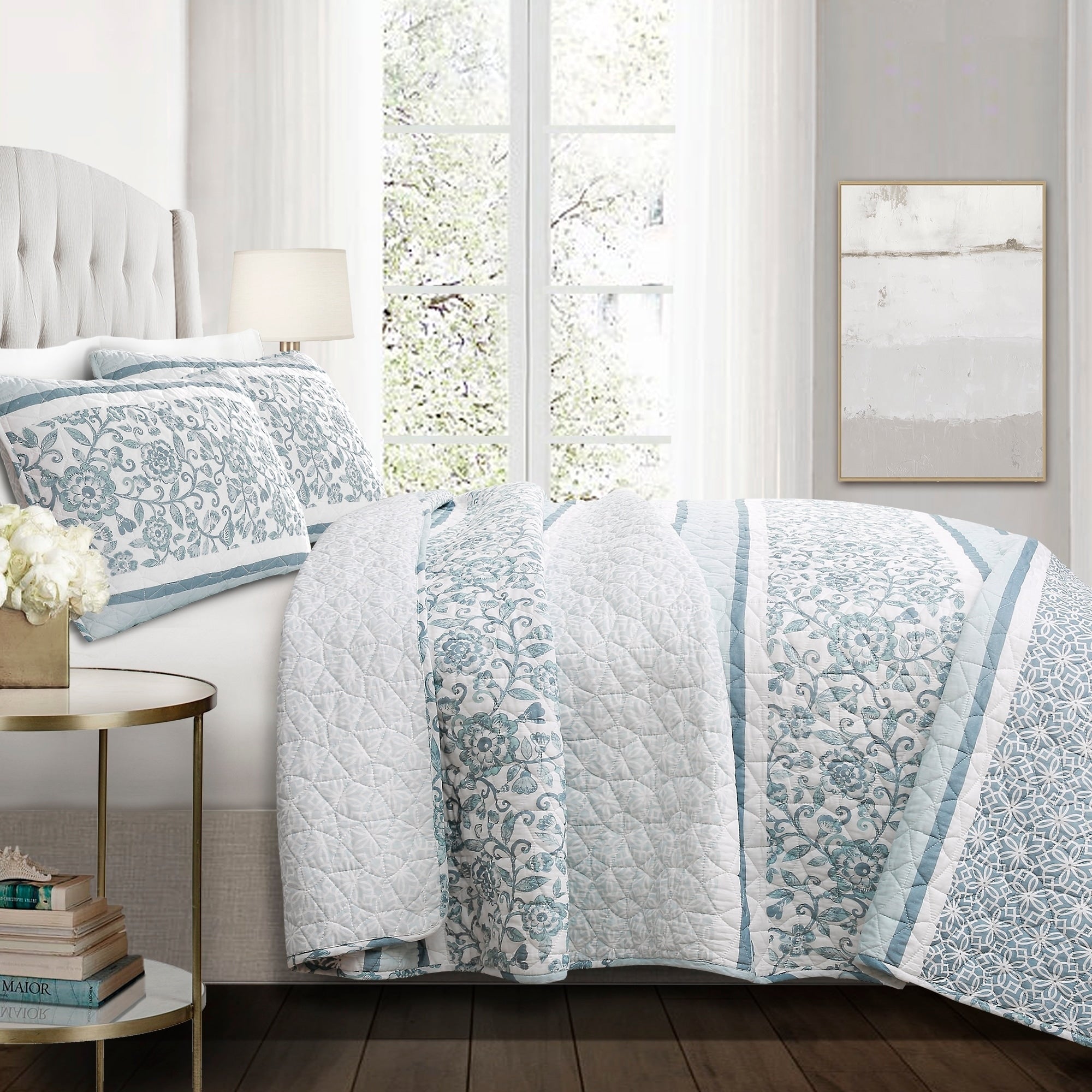 Lush Decor Nisha 3 Piece Quilt Set