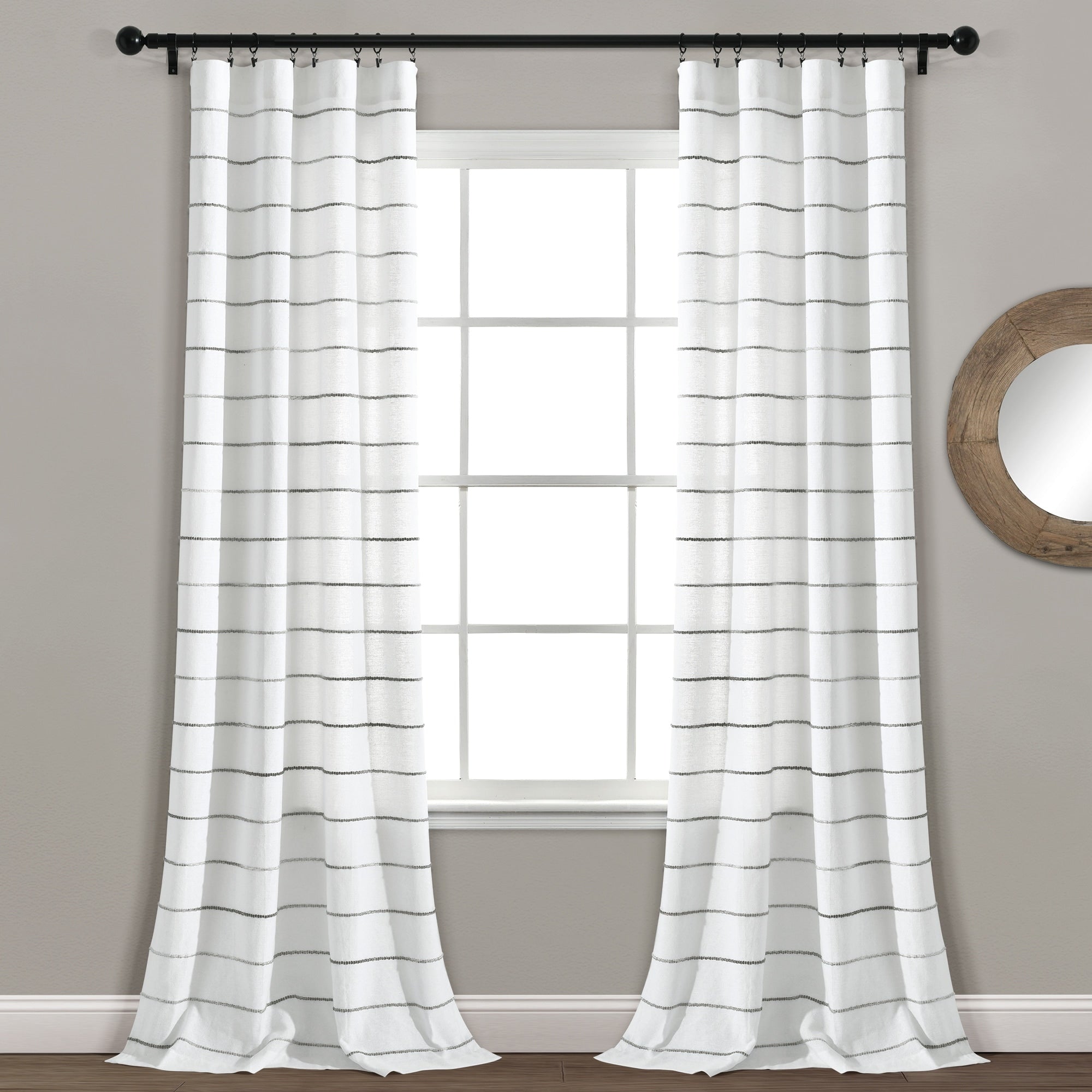 Carson Carrington Pajebo Cotton Window Curtain Panel Pair