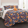 Lush Decor Pixie Fox 4 Piece Quilt Set