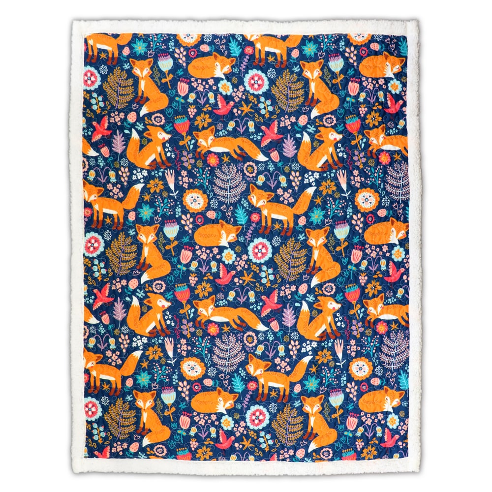 Lush Decor Pixie Fox Sherpa Throw