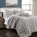 Lush Decor Ravello Pintuck 5 Piece Comforter Set