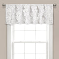 Lush Decor Riley Window Curtain Valance 18 X 52