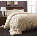 Lush Decor Serena Floral 3 Piece Comforter Set