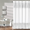 Lush Decor Shimmer Sequins Shower Curtain