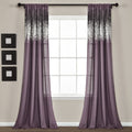Lush Decor Shimmer Sequins Window Curtain Panel Pair 84 X 42