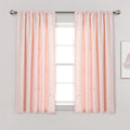 Lush Decor Star Room Darkening Window 84 Inch Curtain Panel Pair