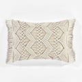 Lush Decor Studio Chevron Macrame Decorative Pillow Cover