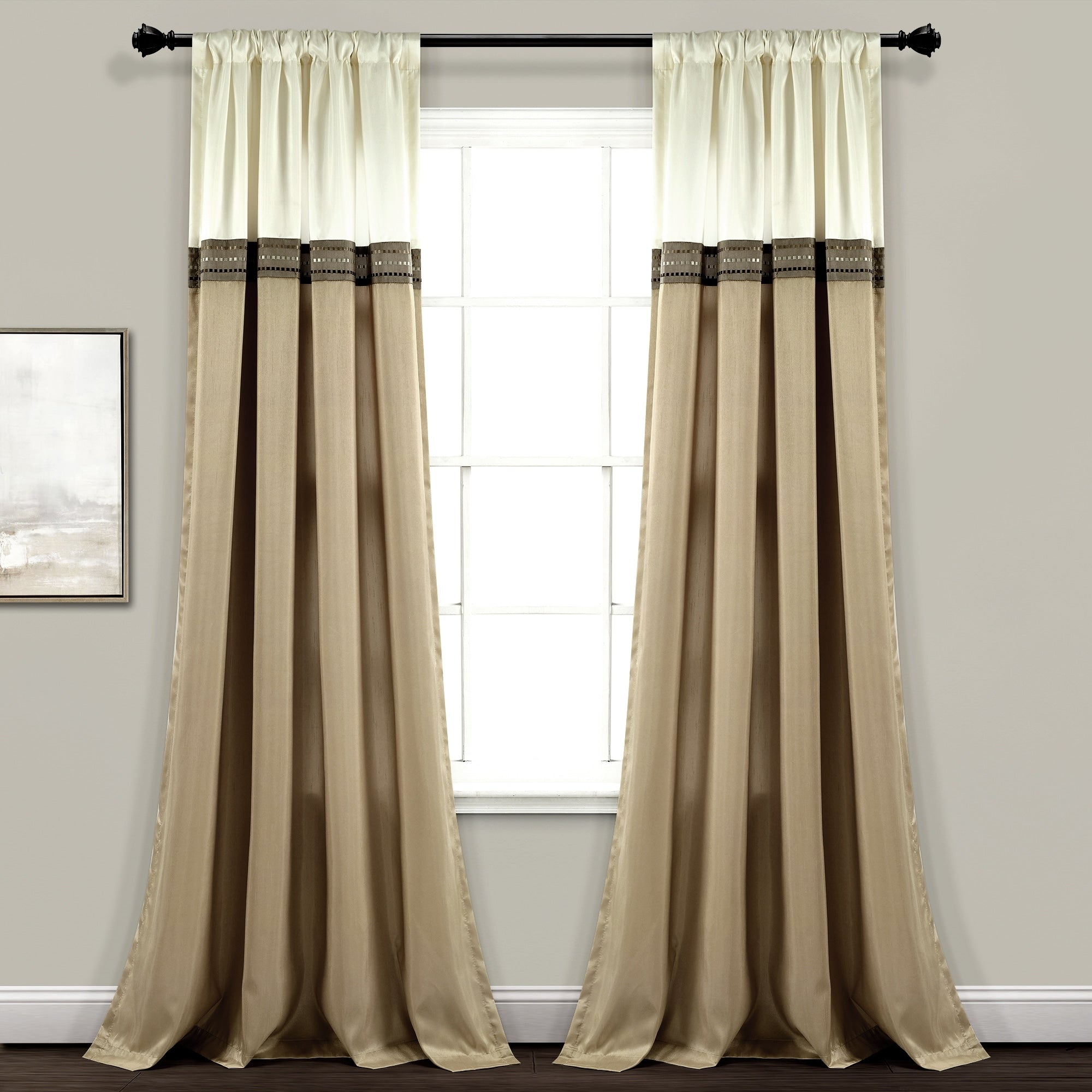 Lush Decor Terra Window Curtain Panel Pair