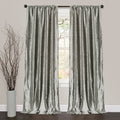 Lush Decor Velvet Dream Silver 84 Inch Curtain Panel Pair