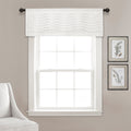 Lush Decor Wave Texture Window Curtain Valance 18 L X 52 W