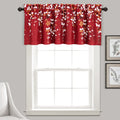 Lush Decor Weeping Flower Room Darkening Window Curtain Valance 52X18