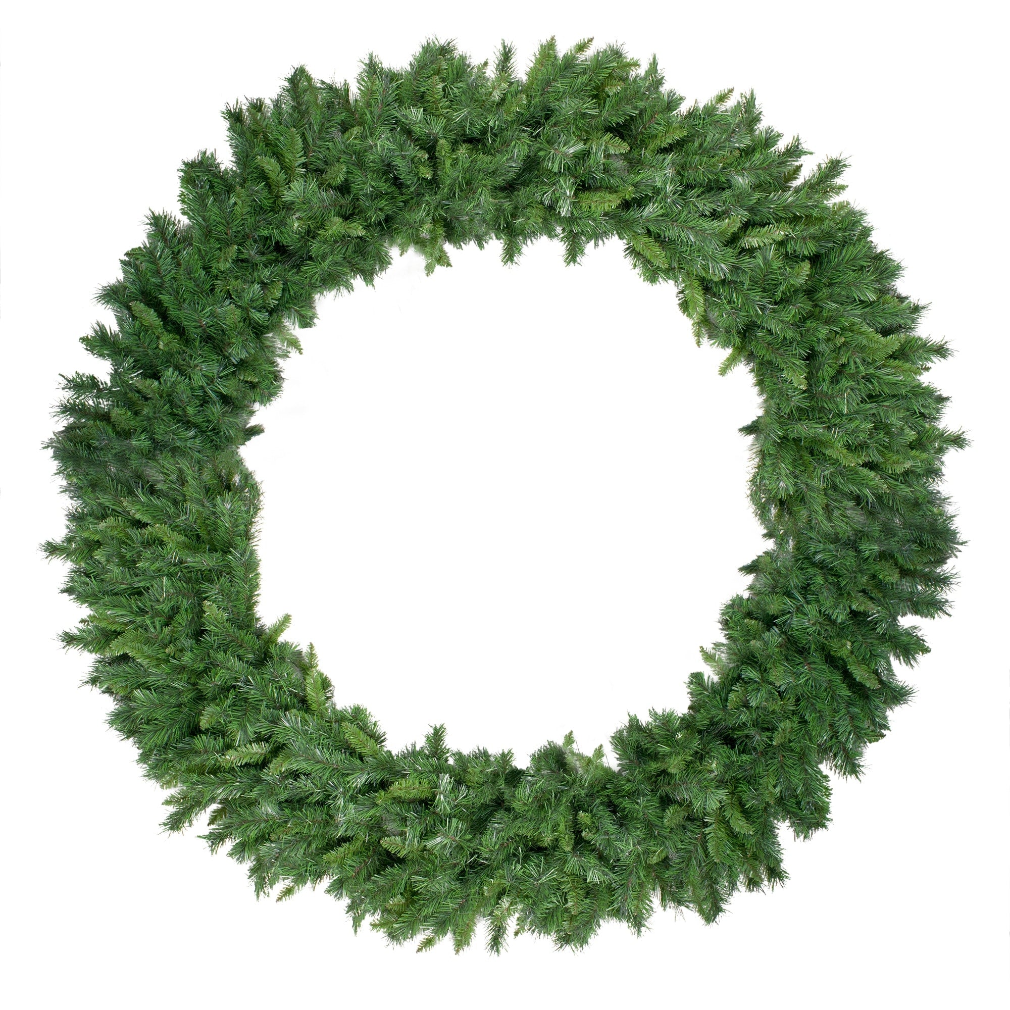 Lush Mixed Pine Artificial Christmas Wreath 5Ft Unlit