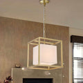 Lussa 1 Light Square Gold 12 Inch Pendant