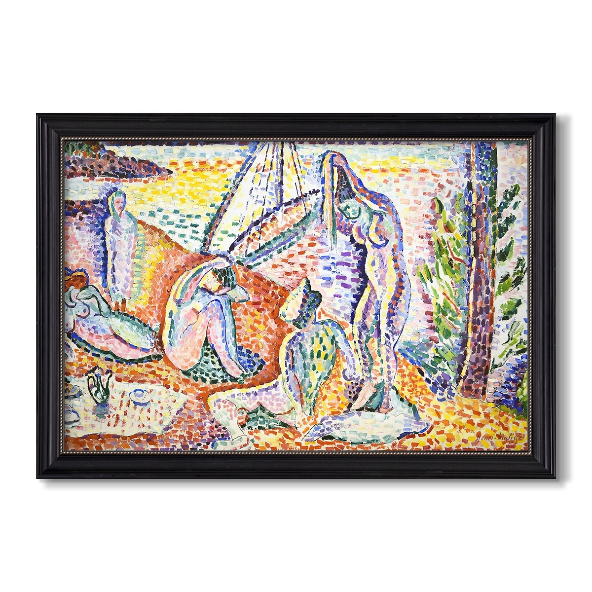 Luxe Calme Et Volupte 1904 Henri Matisse Custom Framed Canvas