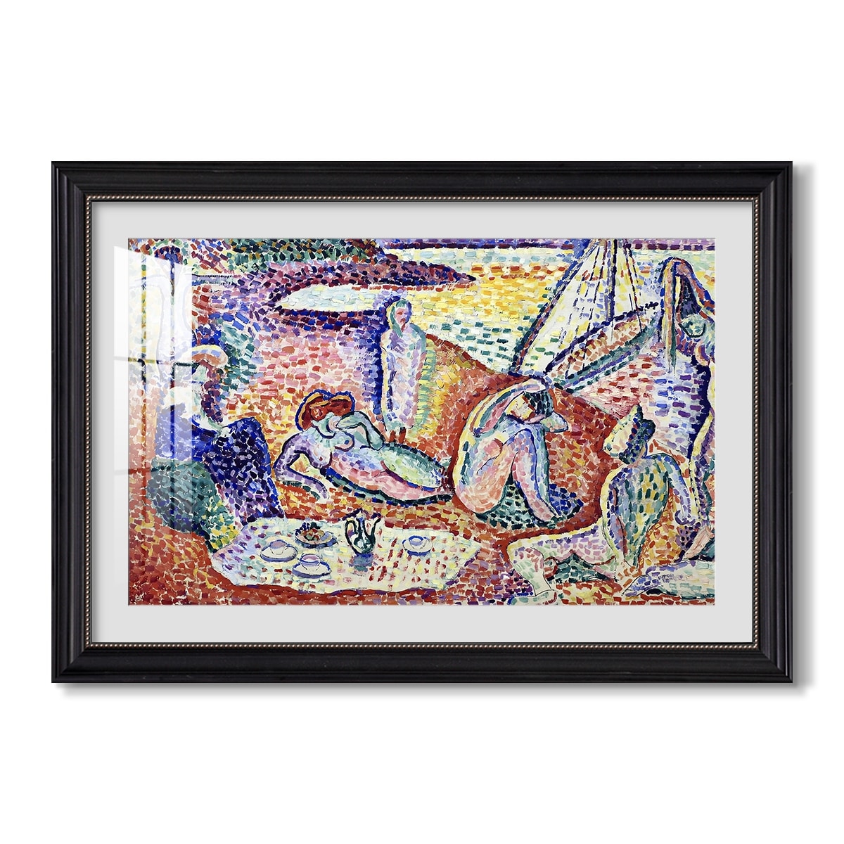 Luxe Calme Et Volupte C 1904 Henri Matisse Custom Framed Print