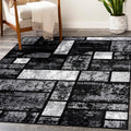 Persian Rugs Modern Grey Rug 52 X 72